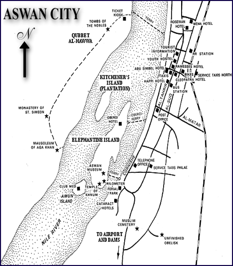 Aswan map