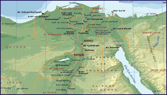 Aswan map