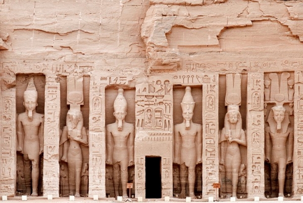 The small temple of Abu Simbel