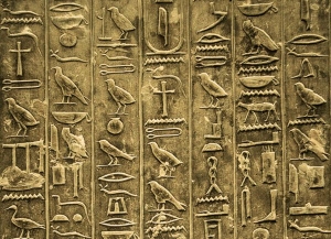 Egyptian hieroglyphs